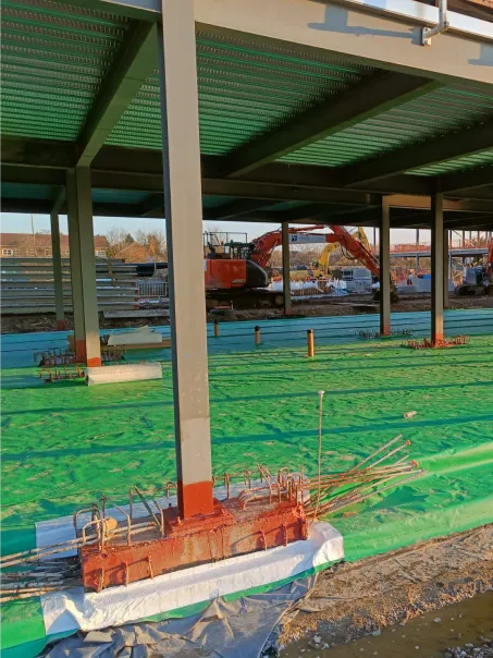 concrete at Hopescourt