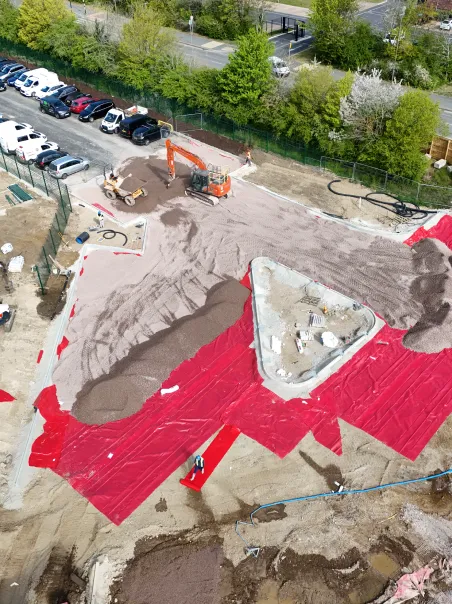 exterior works at hopescourt