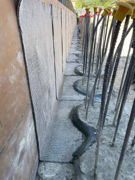 Capping beam waterproofing 