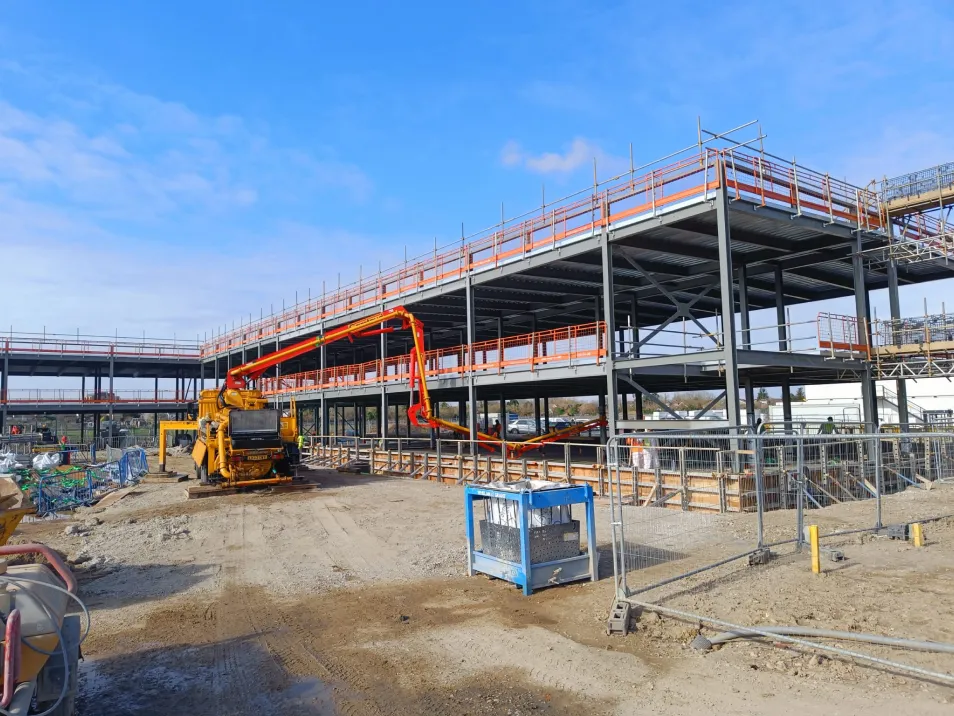 A full groundworks package for Surrey's latest net-zero SEND school, providing 200 specialist places for autistic pupils aged 4 to 19 in a purposefully designed environment tailored to sensory and interaction needs.